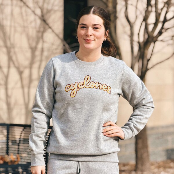 Artisans Cyclones Women's A-Team Gray Crewneck